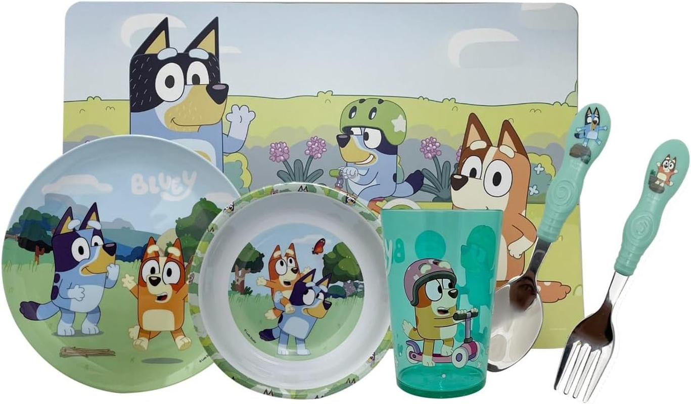 Zak! Blue 6 Piece Dining Set image number 6