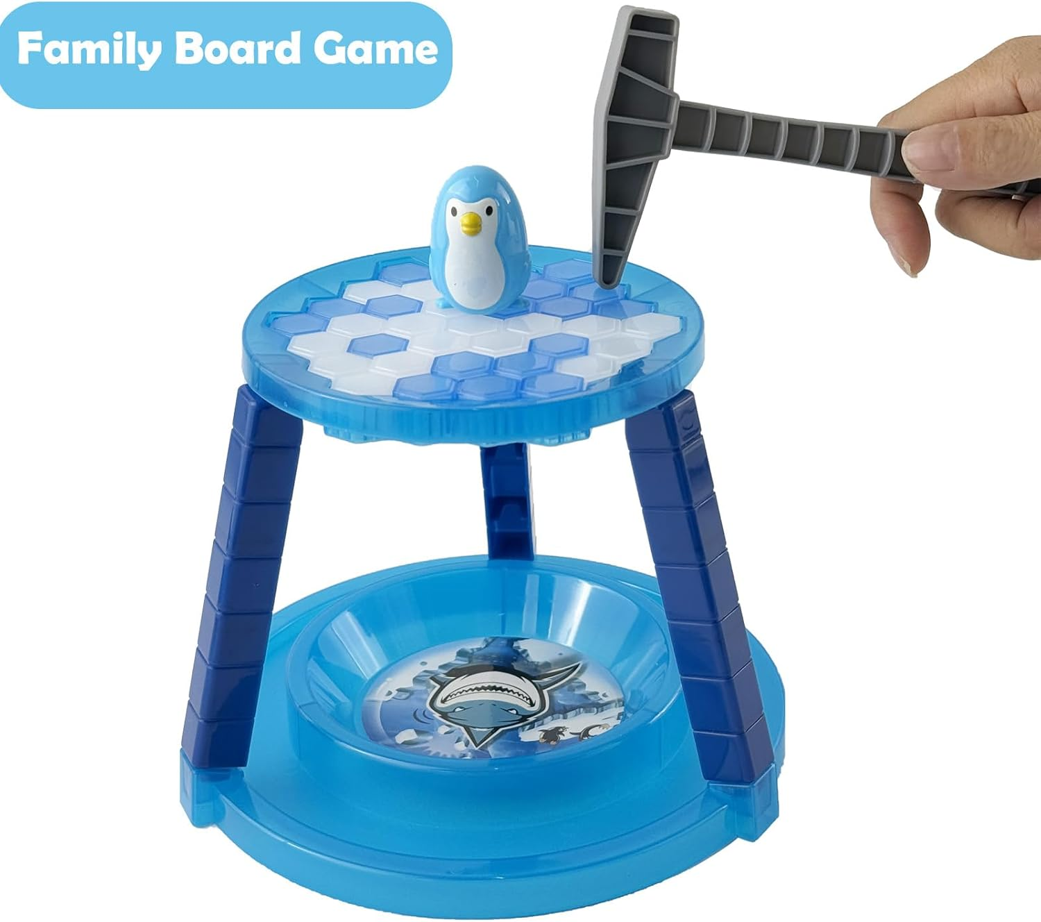 ZUNIPLEX 2 in 1 Penguin Game,Ice Break Toys,Fun Tabletop Game,Family Board Games for Christmas Birthday Family Party for Kids Aged 3+ image number 2