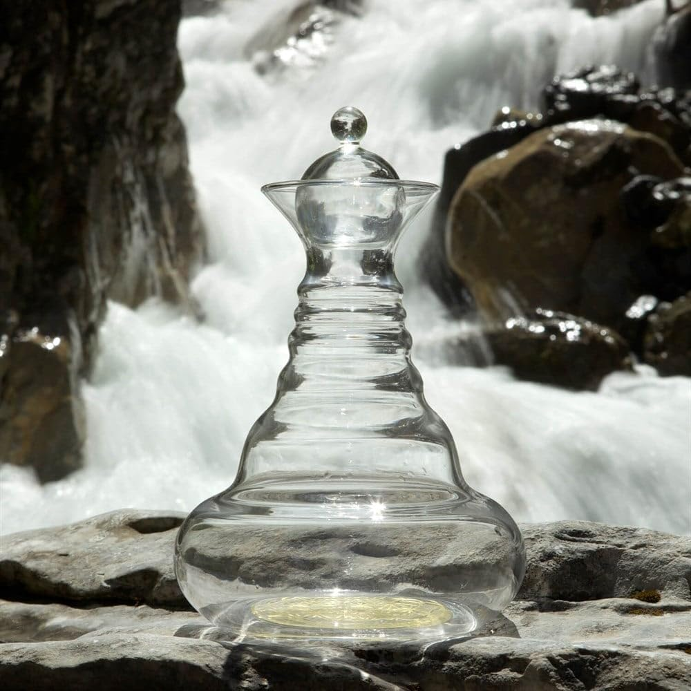 Nature'S Design Golden Alladin Carafe, 1.3 Litre, Transparent, Gold, 28 Cm image number 1