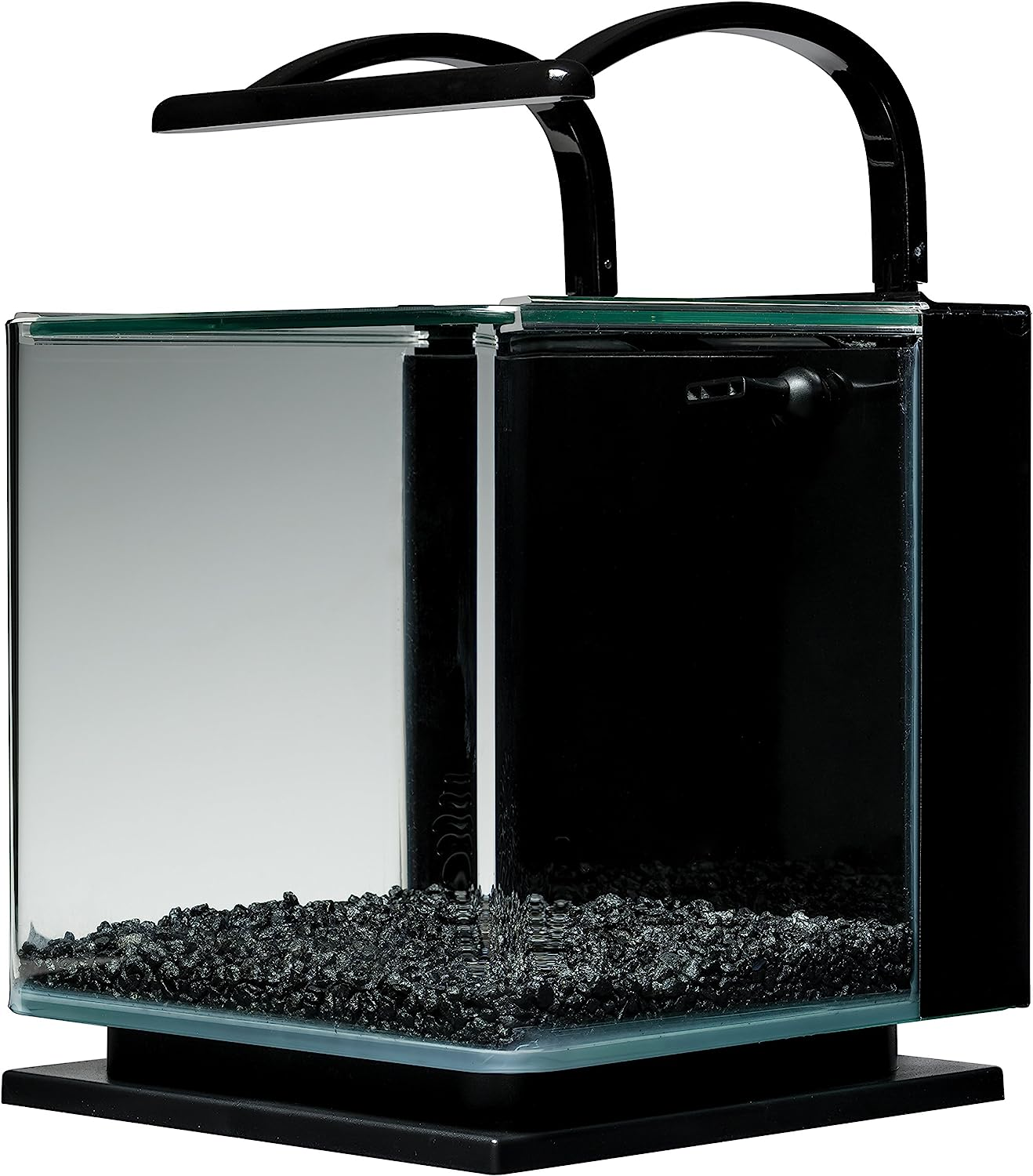 Marineland Contour 3 Aquarium Kit 3 Gallons, Rounded Glass Corners, Includes LED Lighting image number 4