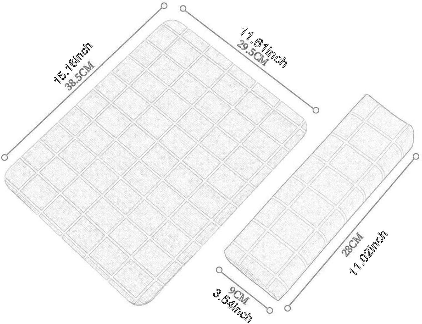 Eigell Manicure Hand Pillow Nail Arm Rest with Pad Nail Art Tool Nail Pillow for Home DIY, Blue - Pink image number 3