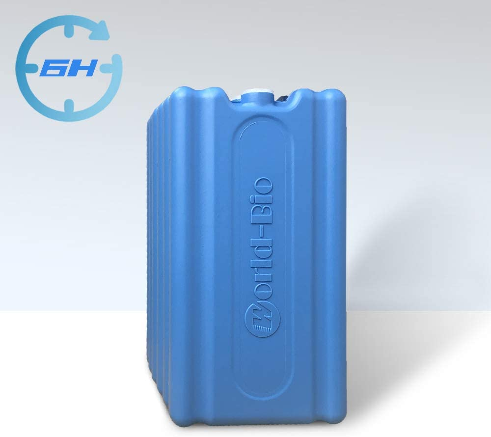 WORLD-BIO Ice Pack Brick Freezer Cool Packs for Lunch Box, Slim, Lightweight, Long-Lasting Reusable for Lunch Cooler Bag, Thin Lunchbox Cold Pack Blocks for Coolers Canned Beer Keep Food Fresh 6 Packs image number 5