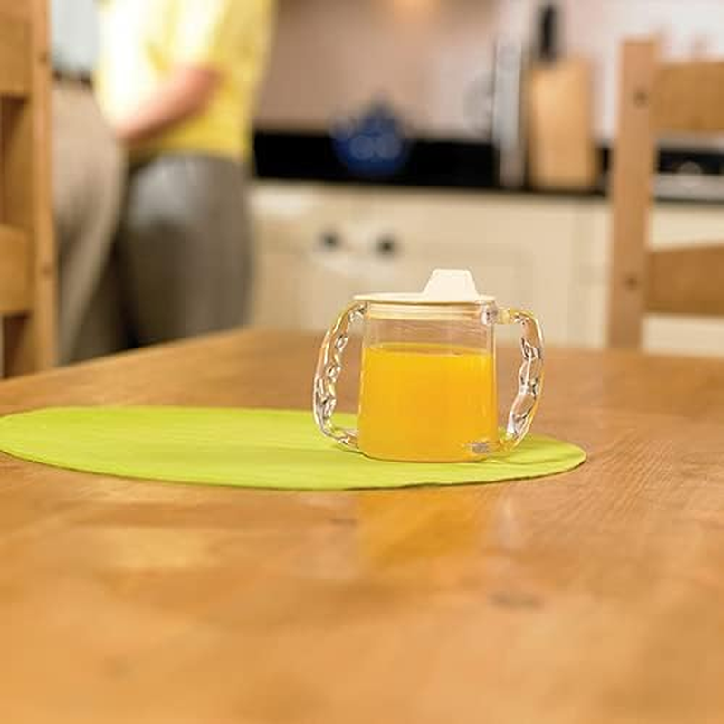 Homecraft Caring Mug, Two Handles, Small, Retail Pack, Drinking Aid for Elderly, Handicapped, and Disabled Users, Cup for Individuals Who Struggle with Spills and Messes While Drinking image number 2