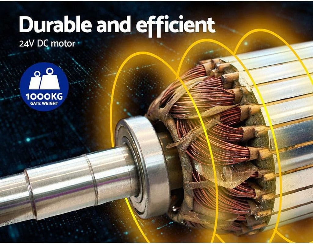 Lockmaster Automatic Electric Gate Opener Double Swing Remote Control Kit image number 6