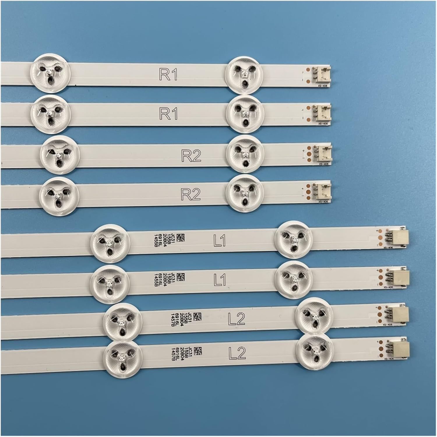 8-Piece/Kit LED Strip for Phi-Lips TV 42PFT6309 42PFH6309 88 LC420DUE PG F1 6916L 1455B 1456B 42 V14 DRT Rev0 (Color : 8 Pieces 1TV) image number 1