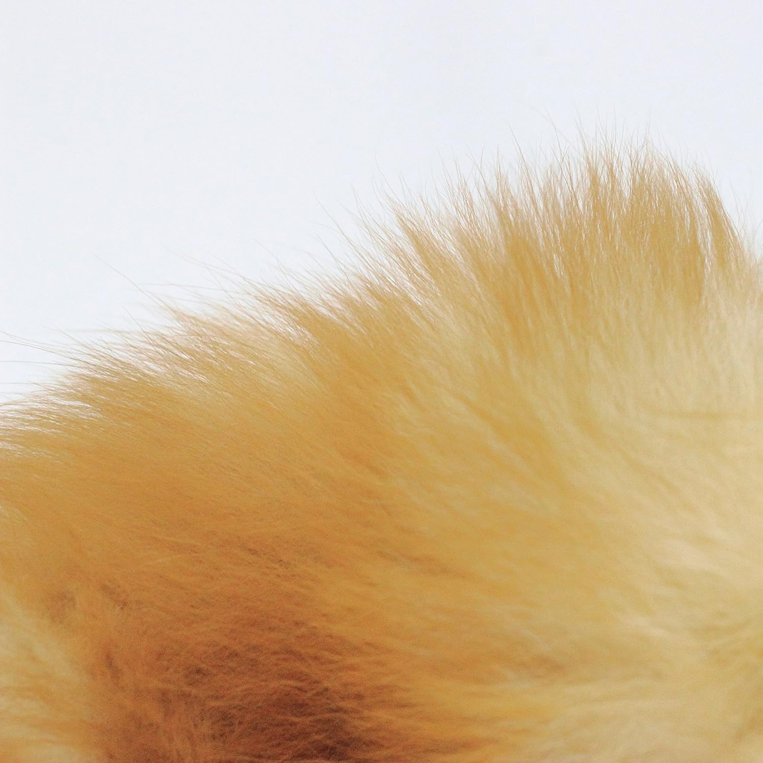 Ethical Luxury Danish Fox Tail Anal Plug: Elegance & Comfort in Stainless Steel (Orange, Small Plug) image number 2