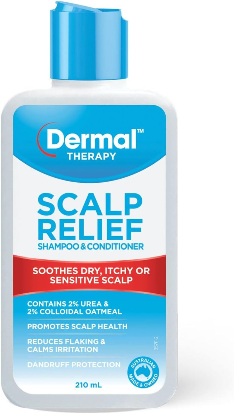 Dermal Therapy Scalp Relief Shampoo & Conditioner | Soothes Dry, Itchy or Sensitive Scalp | 210Ml image number 2