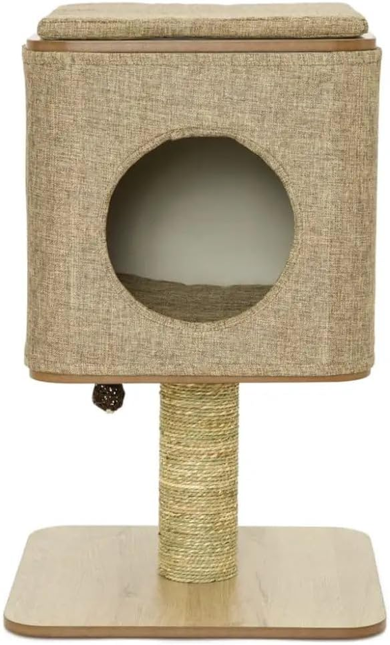 JACK and VANILLA Molly Cat Scratching Post 42 X 42 X 67 Cm Brown image number 1