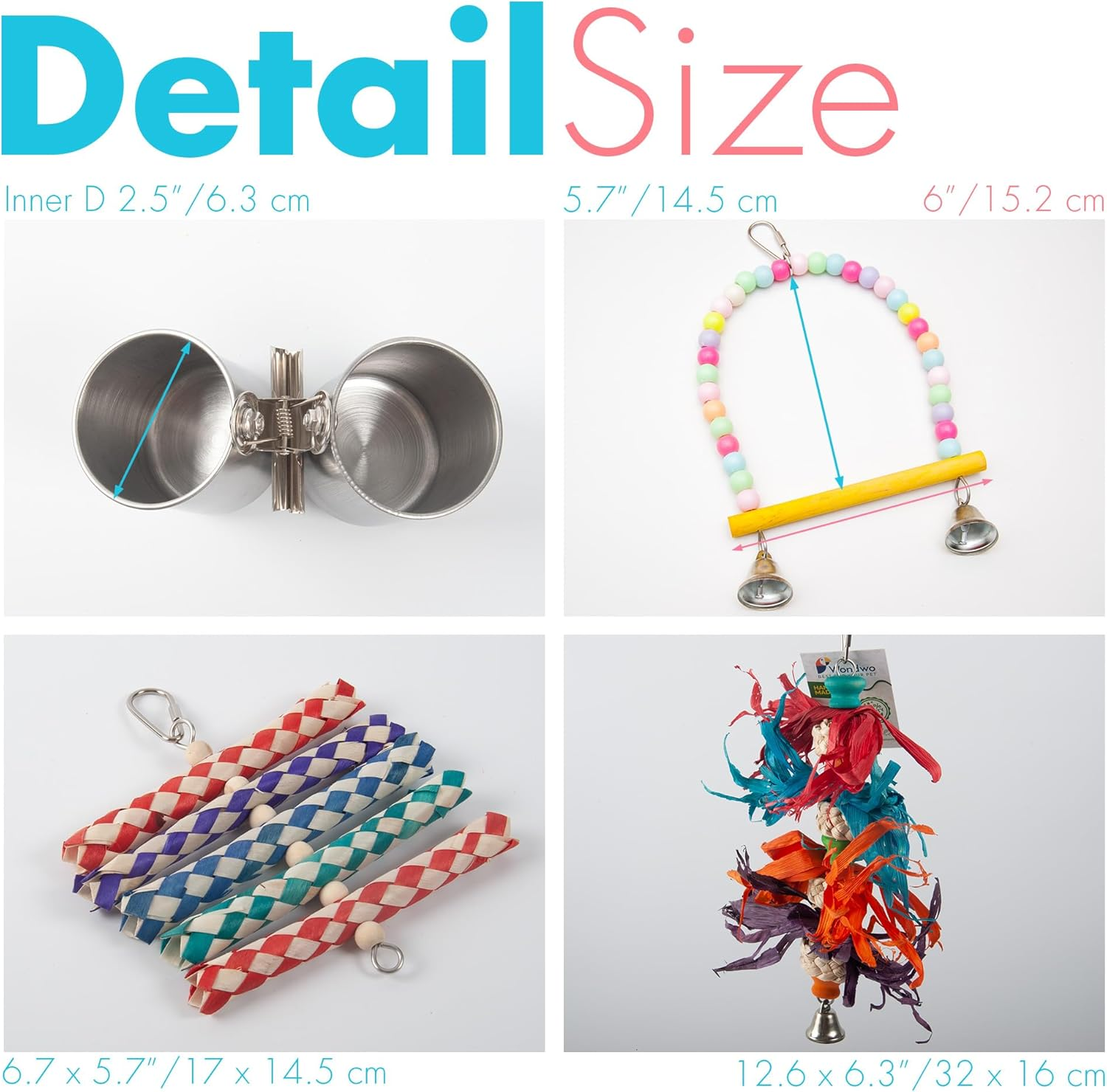 Parrot Playground Large 4 Layers - Small Bird Playground Parakeet Play Stand Bird Gym Parrots Playpen Play Playstand Parrot Tree for Cockatiel Lovebirds Conure Cockatoos Finch Budgies image number 1