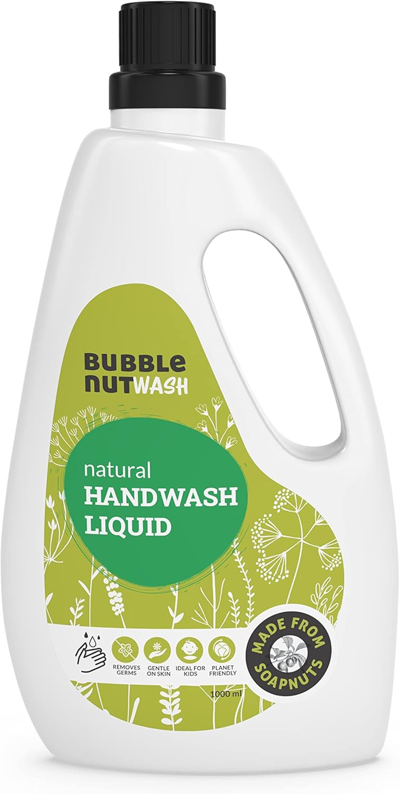 Bubblenut Wash Natural and Organic Handwash Liquid (810 Ml) Refill | Paraben Free & Sulphate Free Hand Wash image number 2