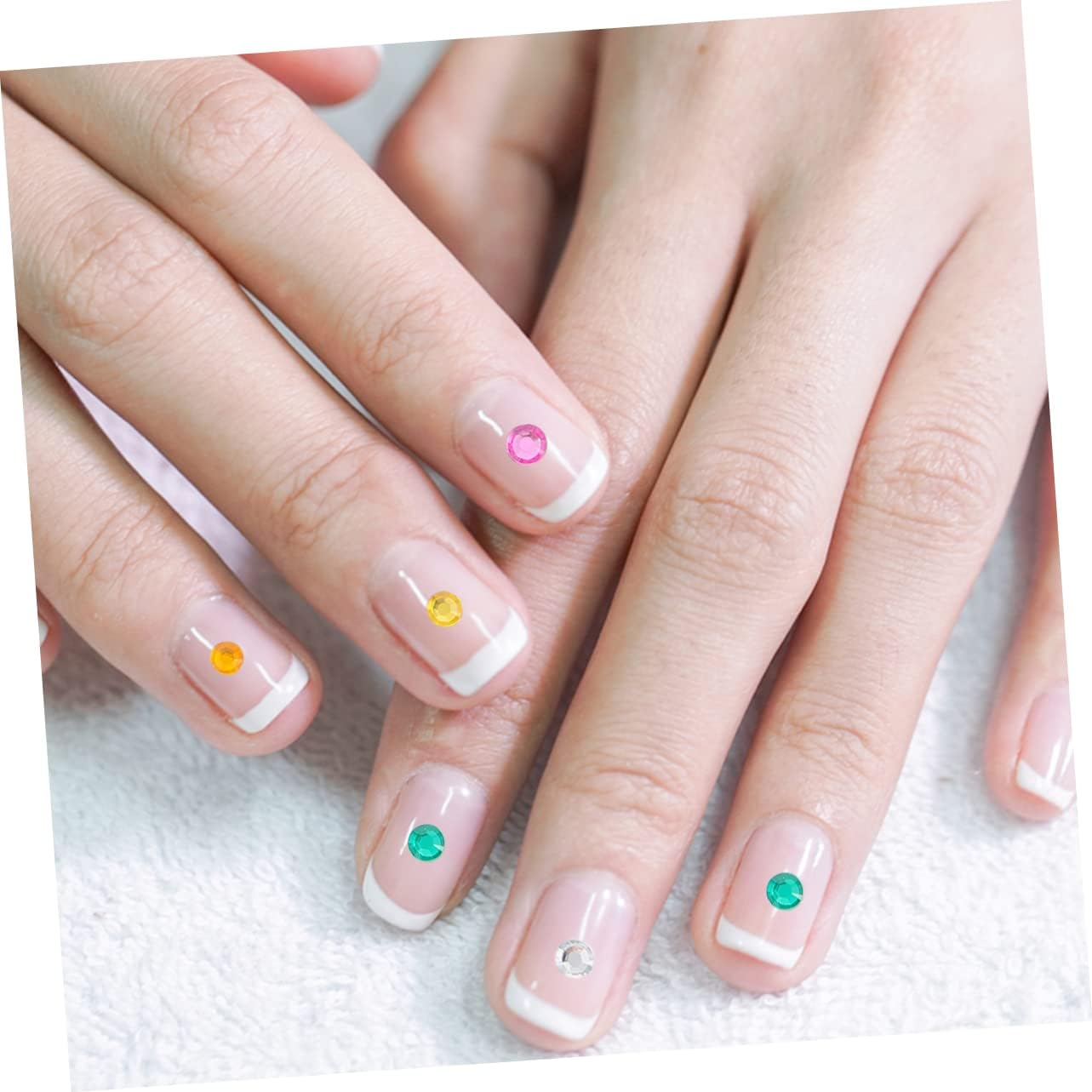 FOYTOKI 15Sheets Nail Glitter Jewelry Stickers Acrylic Shiny Eye Stickers Eye Forehead Face Jewels image number 4