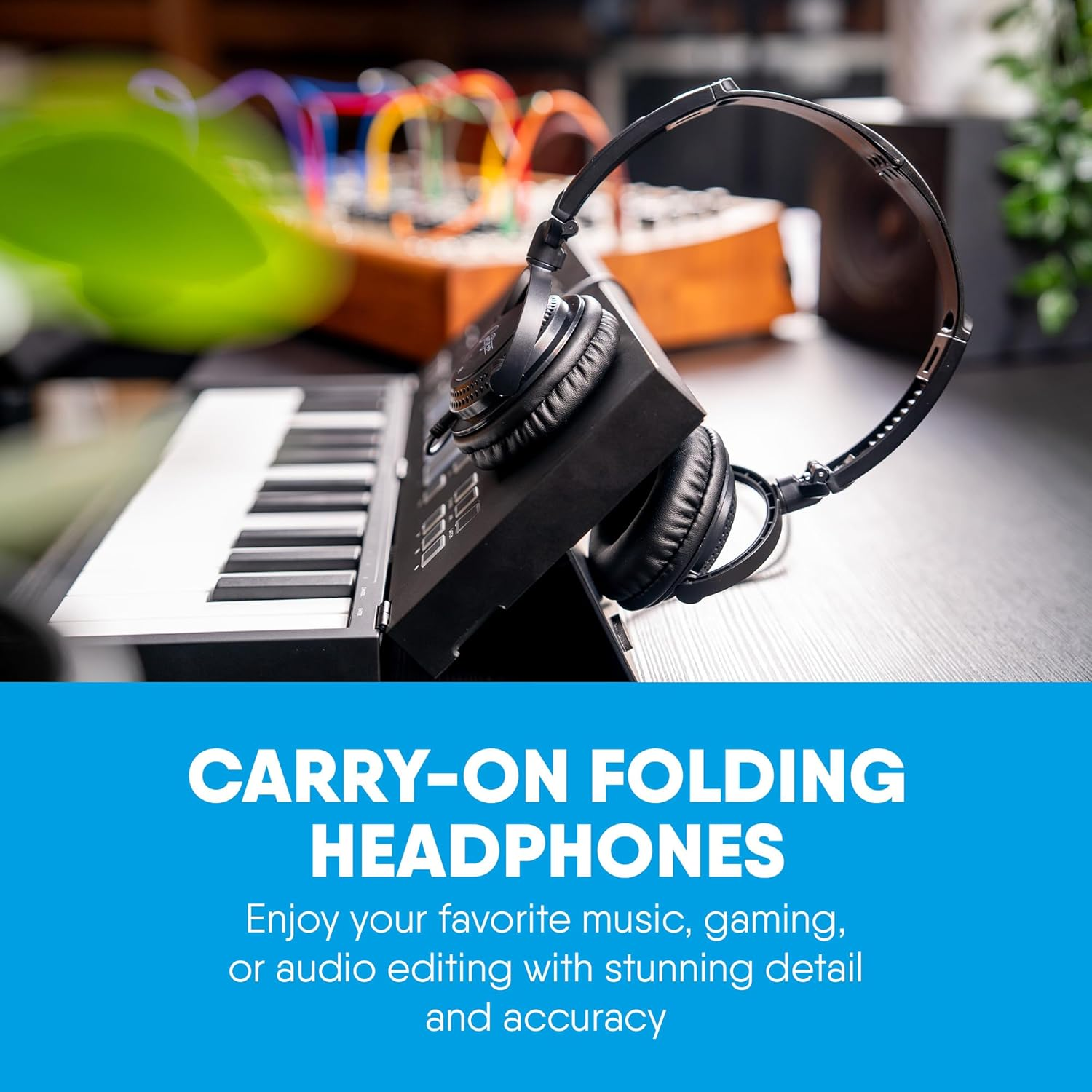 Carry-On FH-50 On-Ear Folding Headphones image number 4