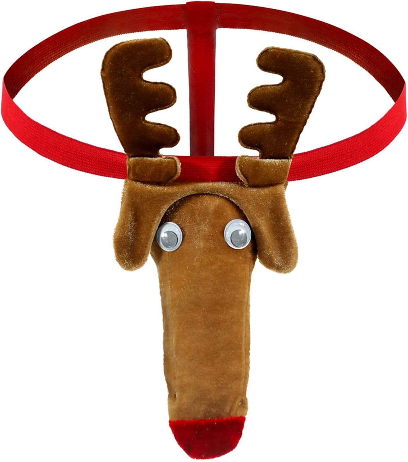 Men'S Sexy Underwear Christmas Velvet Cute Male Thong Trousers