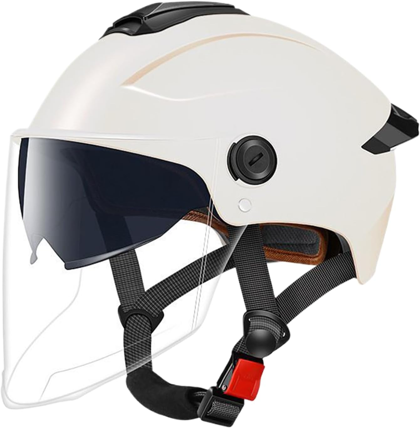 Helmets for Men Women, Adult Electric Scooter Helmet with Windshield, Unisex High Protection Bike Helmet for Electric Bike, Scooter, Skateboard, Motorcycles