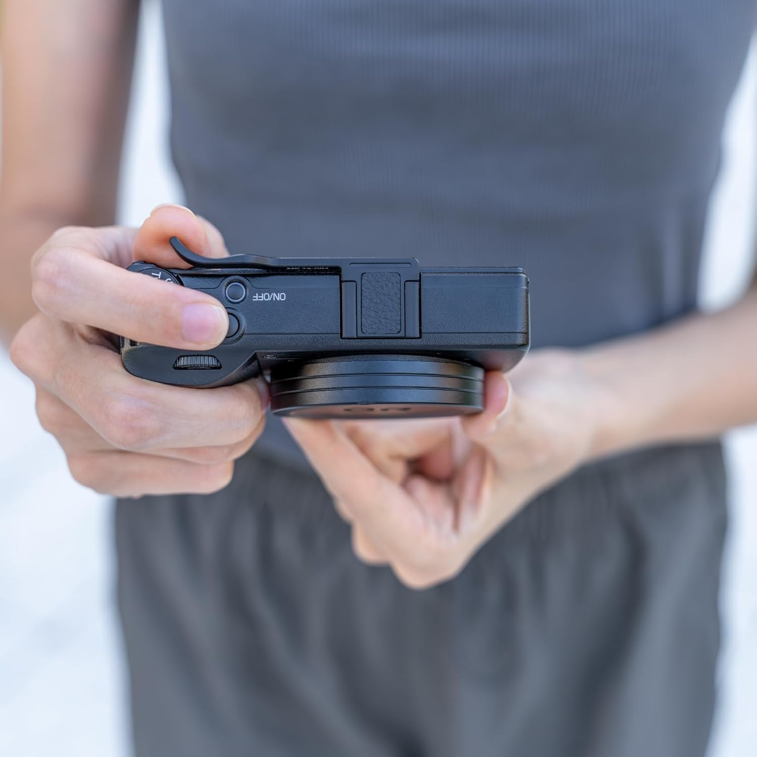 Camera Accessories Kit Includes Camera Lens Cap, Camera Screen Protector, UV Protection Filter, Metal Thumbs up Grip, Compact Camera Wrist Strap and Cleaning Cloths for Ricoh GR IV GRIV GR4 image number 4