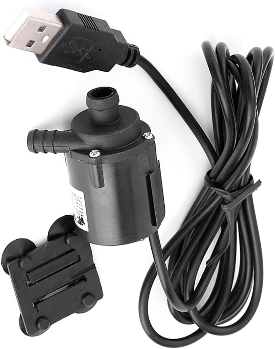 Jectse USB Powered 6V Brushless Micro Motor Cooling Pump for Computer Aquarium