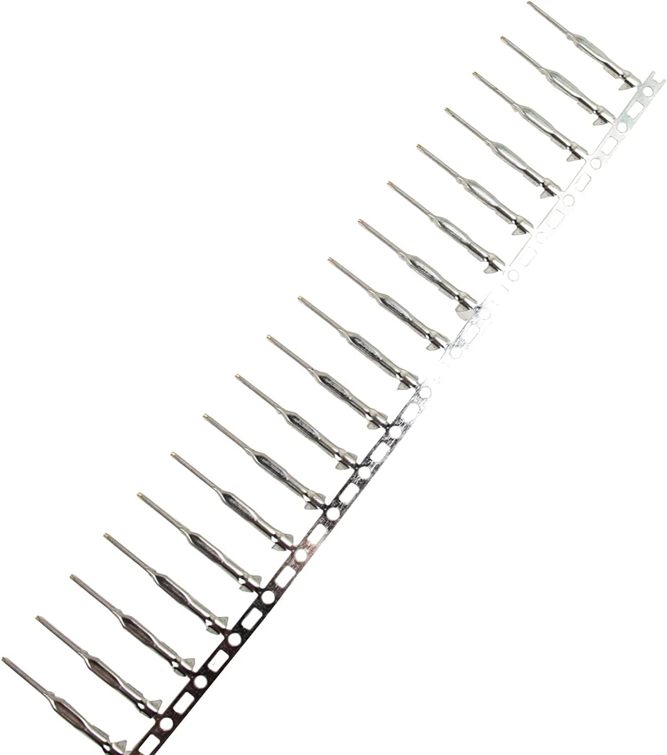 Whiteeeen 200Pcs 1 Pin Housing Connector 2.54Mm Shell for Male and Female Pin Connector for Dupont Wire Cable