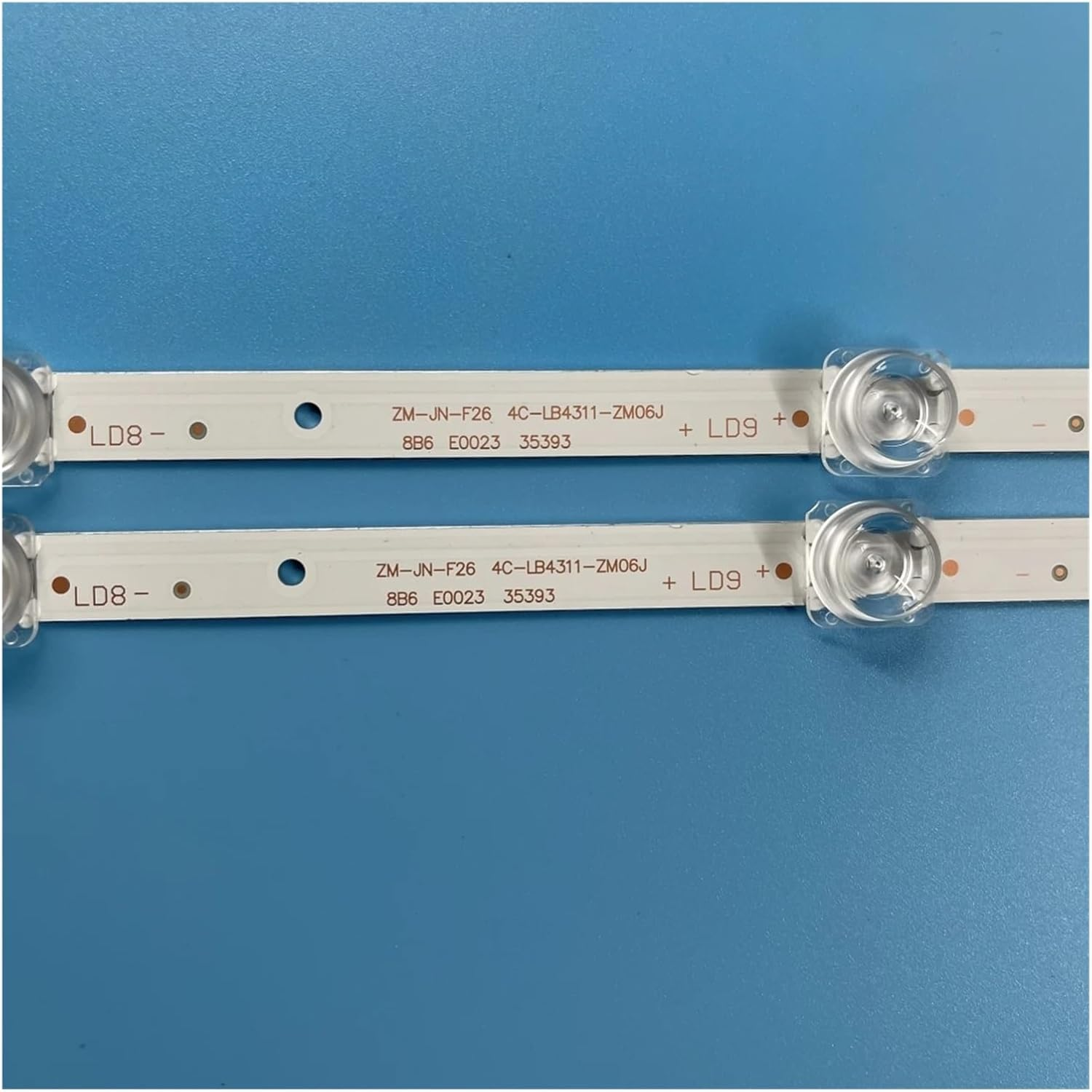 LED Backlight Strip(2) for 43S6500FS 43S6500 43S423 43S421 43S325 T.-Homson 43UD6426 4C-LB4311-HR01J ZM05J ZM06J 43HR330M11A1 (Color : 2PCS 1TV) image number 4