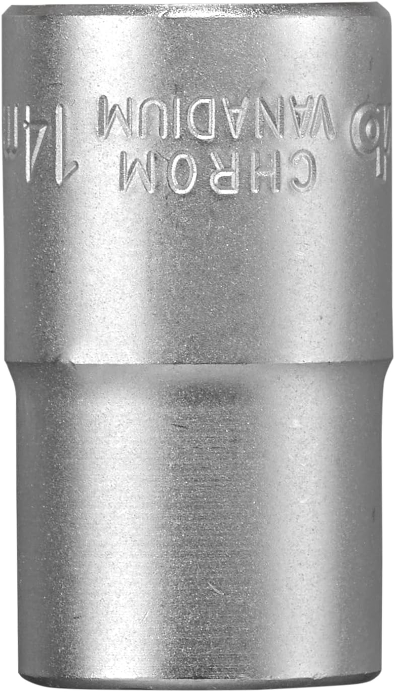 Kwb 11 Mm Power Socket Spanner Insert Made of CV Steel (Drive: 1/2 Inch Internal Square, Wave Profile, Rounded Corners, Protects the Edges, Matt Chrome) image number 4