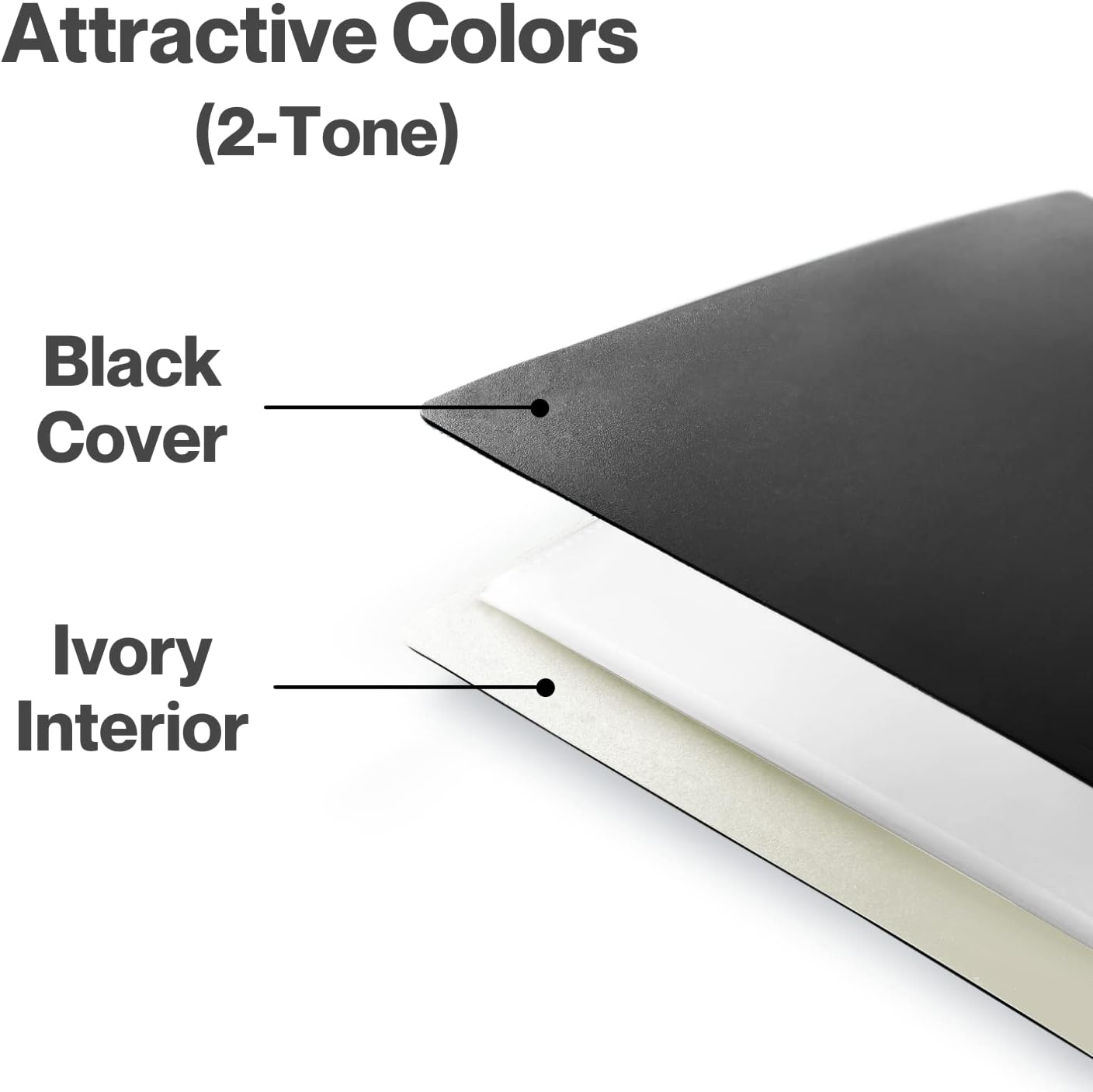 CRANBURY Small Photo Album 4X6 (Black), 6-Pack 4 X 6 Photo Book, 24 Pockets Shows 48 Pictures, Mini Plastic Picture Album Binders with Customizable Cover image number 4