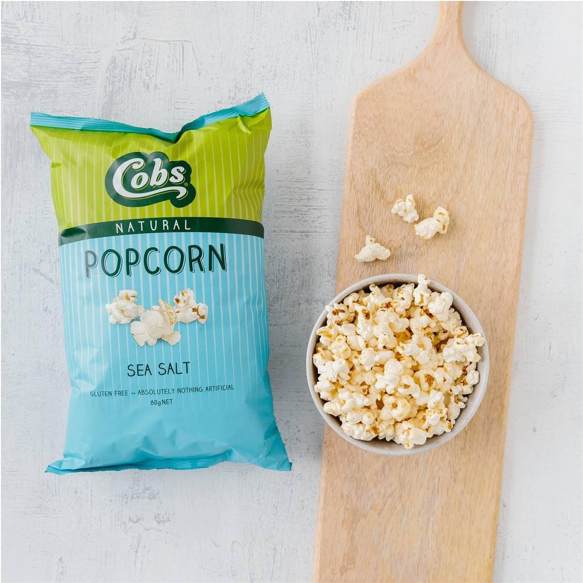 Cobs Natural Sea Salt Popcorn, 80G image number 4