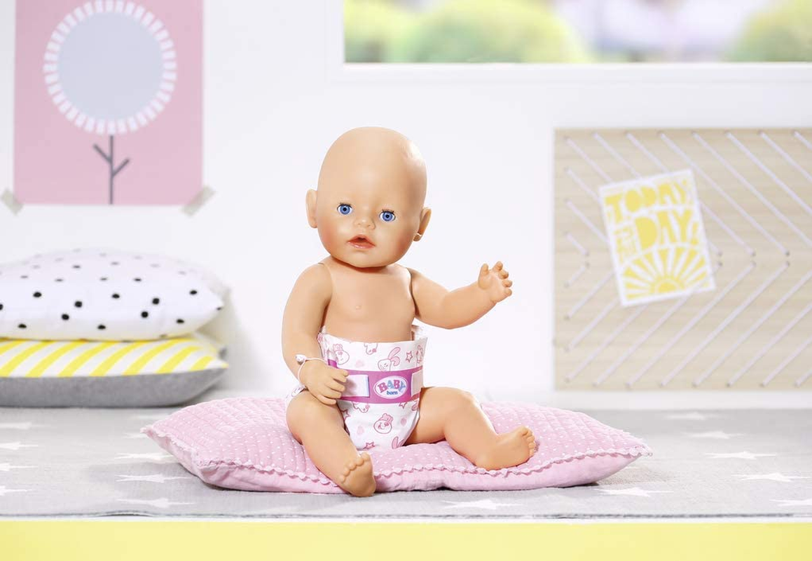 BABY Born Nappies for 43 Cm Doll - Easy for Small Hands, Creative Play Promotes Empathy & Social Skills, for Toddlers 3+ - Includes 5 Nappies image number 3