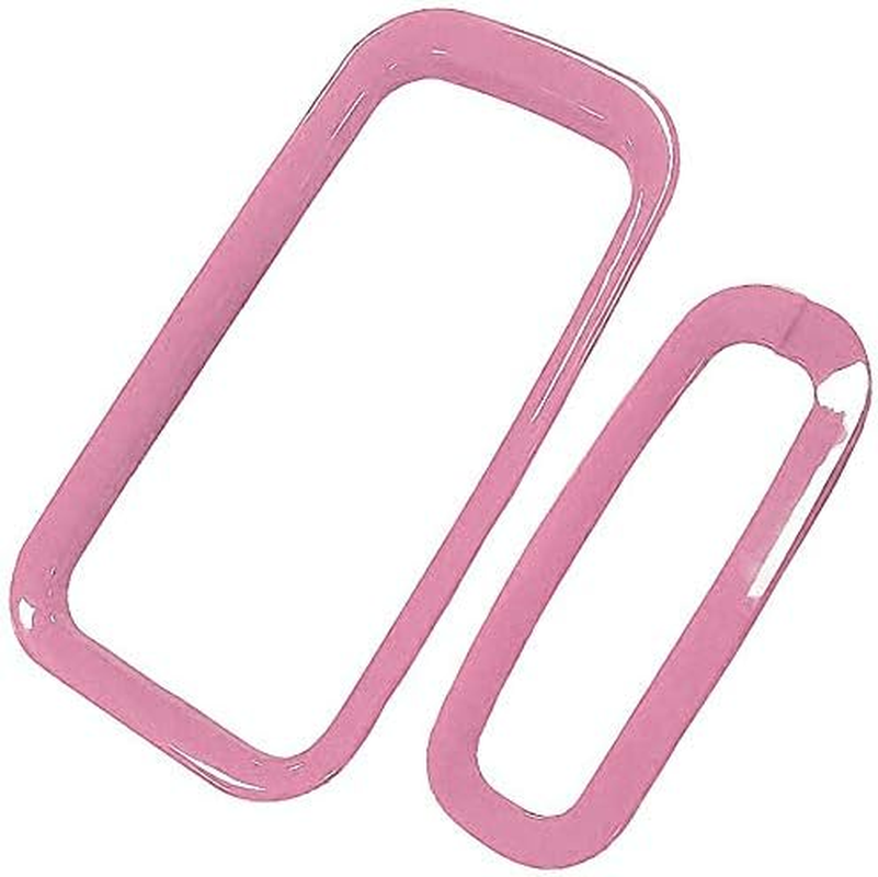 E-Cowlboy Inner Front and Rear Water Cup Holder Trim,Gear Box Trim and Transfer Case Trim 4 Pcs for Jeep Wrangler JK & Unlimited 2/4 Door 2011-2017 (Pink) - Blue image number 7