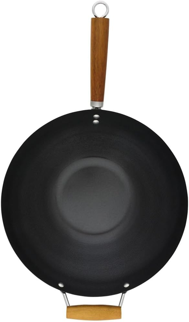 Non-Stick Sitr-Fry Wok Acacia Hdle- 35Cm image number 1