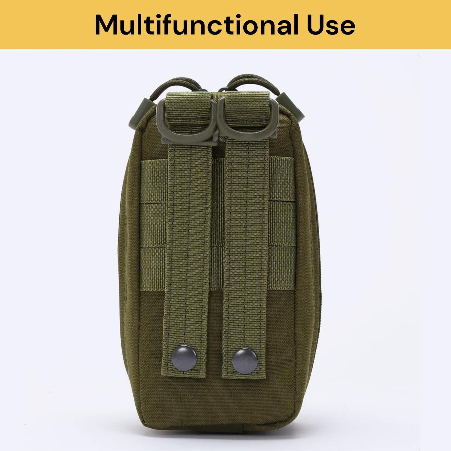 EZONEDEAL Tactical Molle Pouch - Rip-Away Design First Aid Bag, Medical EDC Drop Bag for Hunting, Camping, Outdoor Sports - Utility Pouch Carlebben image number 5