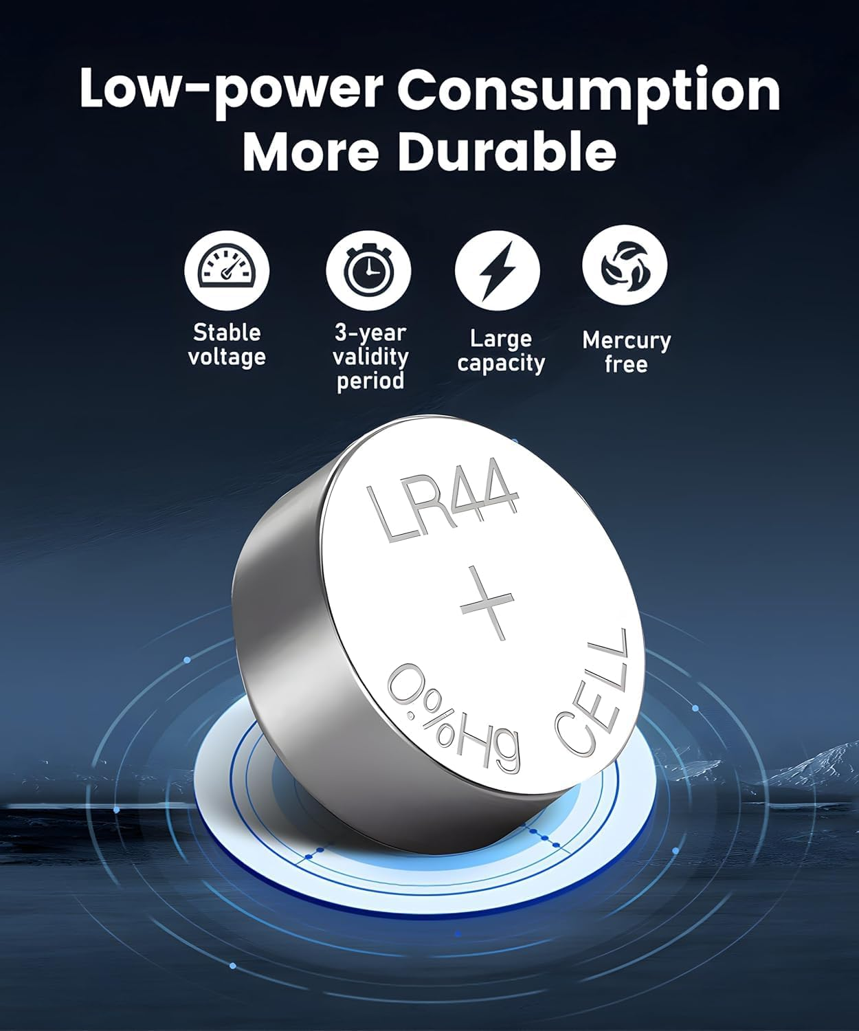 10 Count AG13 Battery LR44 Button Cell Batteries L1154 Battery 1.5V G13 357 303 SR44 LR1154 Button Coin Batteries for Calculator Watch image number 2