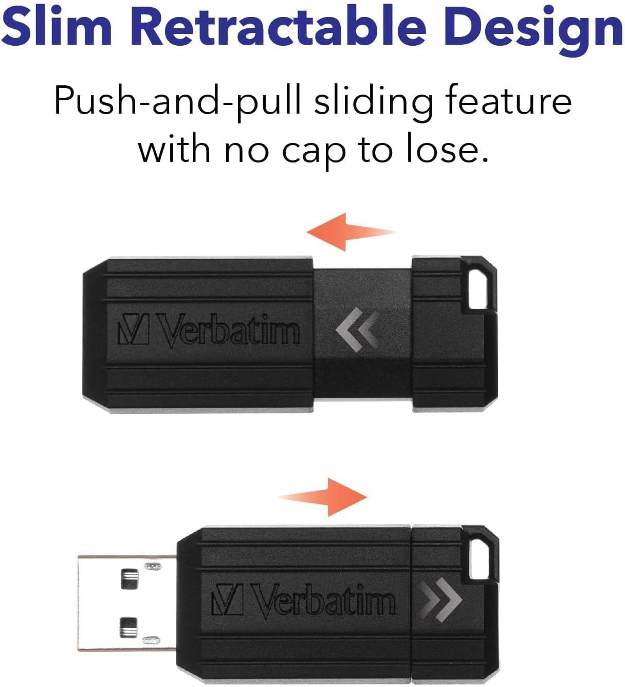 Verbatim Store'N'Go Pinstripe USB 2.0 Drive 128GB - Black image number 6