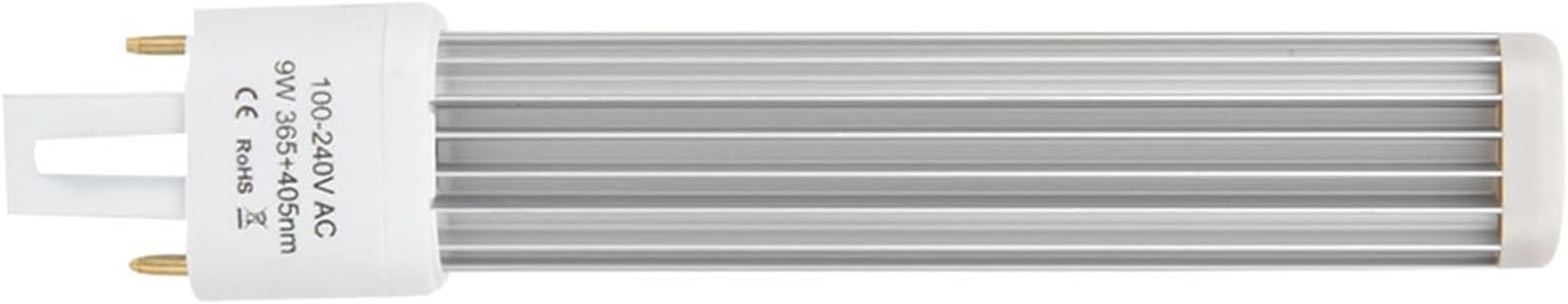 Nail Lamp Bulb High Luminous Efficiency 365+405Nm Double Light Source for Fast Nail Curing 9W Aluminium Alloy 1Pc image number 3