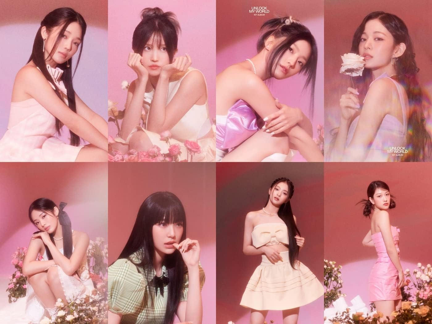 Fromis_9 Unlock My World 1St Album Weverse Album Version Card Holder+2P Photocard+1P QR Card+1Ea User Guide+Tracking Sealed image number 2