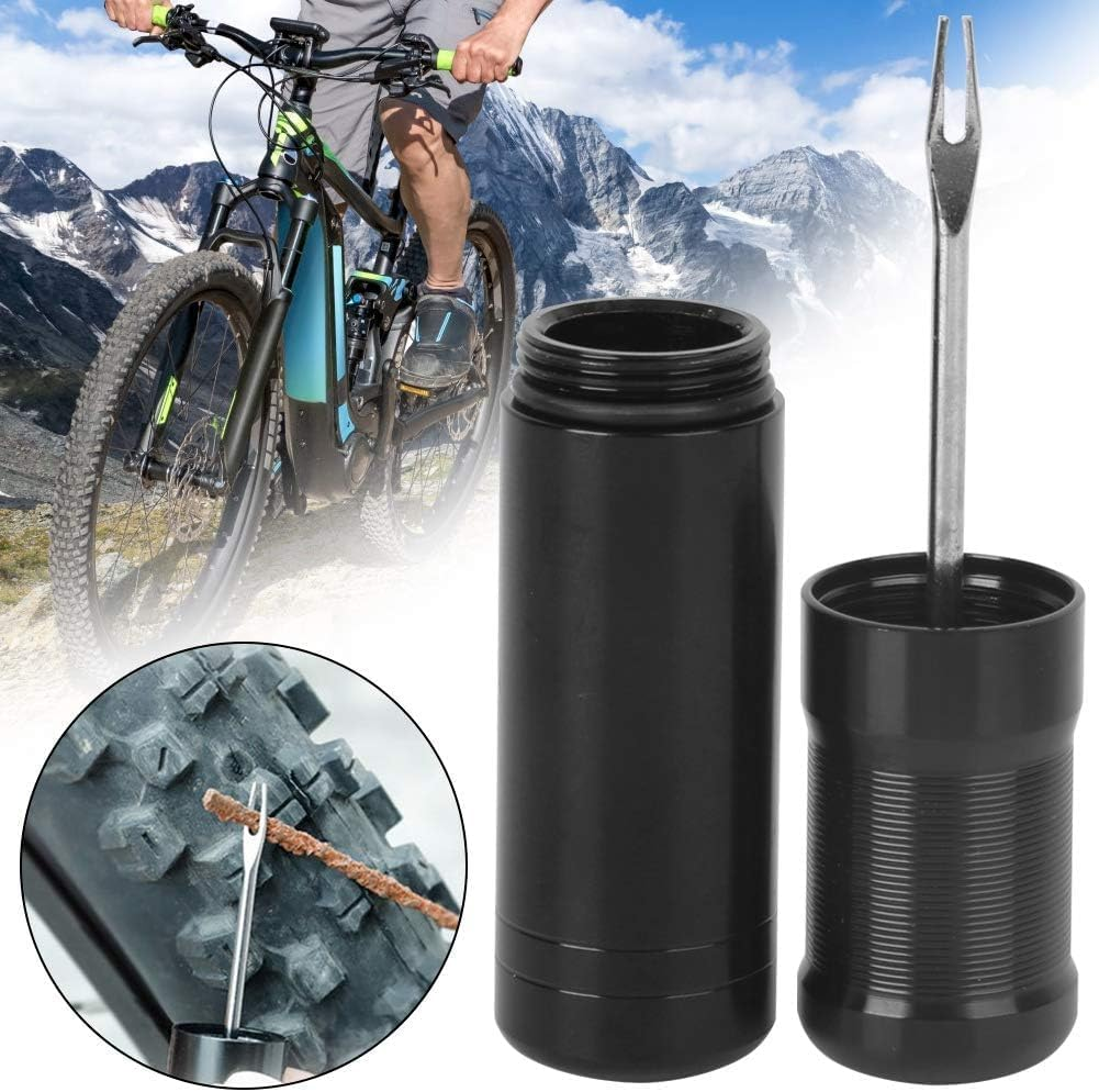 Bicycle Tubeless Tire Repair Kit,Bike Tubeless Tire Repair Kit Plugger Plugs Tool,Bike Tubeless Tire Tyre Repair Kit Plugger Plug,Bike Tubeless Tire Tyre Repair Kit Plugger Plug Tool Repair Tires Tool image number 1