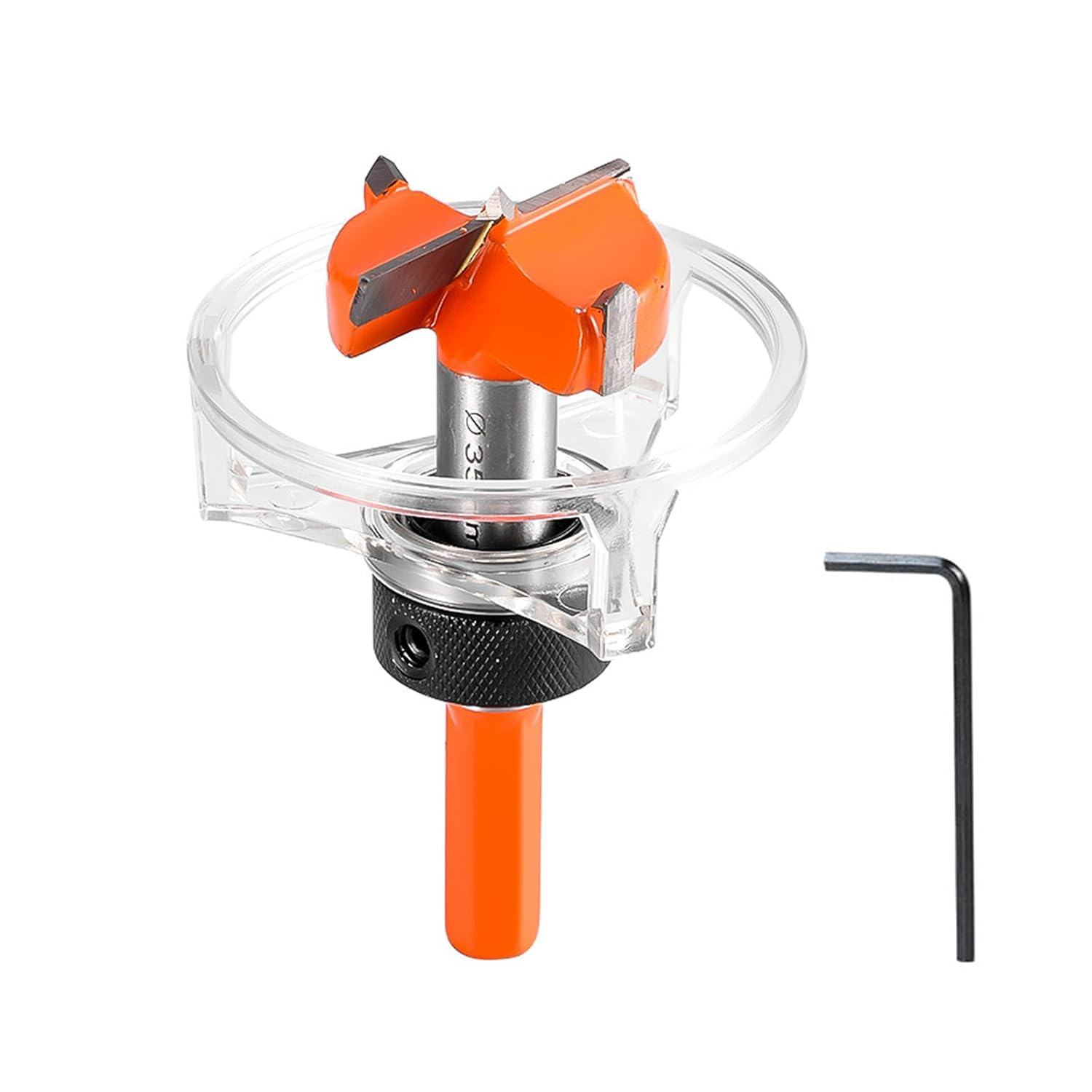 YUENTOEN Forstner Drill Bit, Adjustable Hole Saw for Woodworking Tools, round Hole Opener Hand Tool, Hole Cutter Punching Saw Drill Tool, 35Mm image number 4