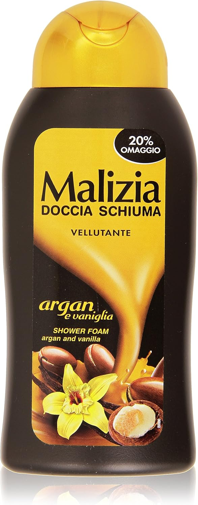 Malizia - Shower Foam, Smoothing Argan and Vanilla - 300 Ml image number 1