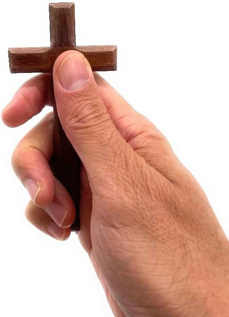 St John the Baptist Orthodox Brotherhood Simple and Solid Wooden Hand Cross &ndash; Small Size (Small) image number 5