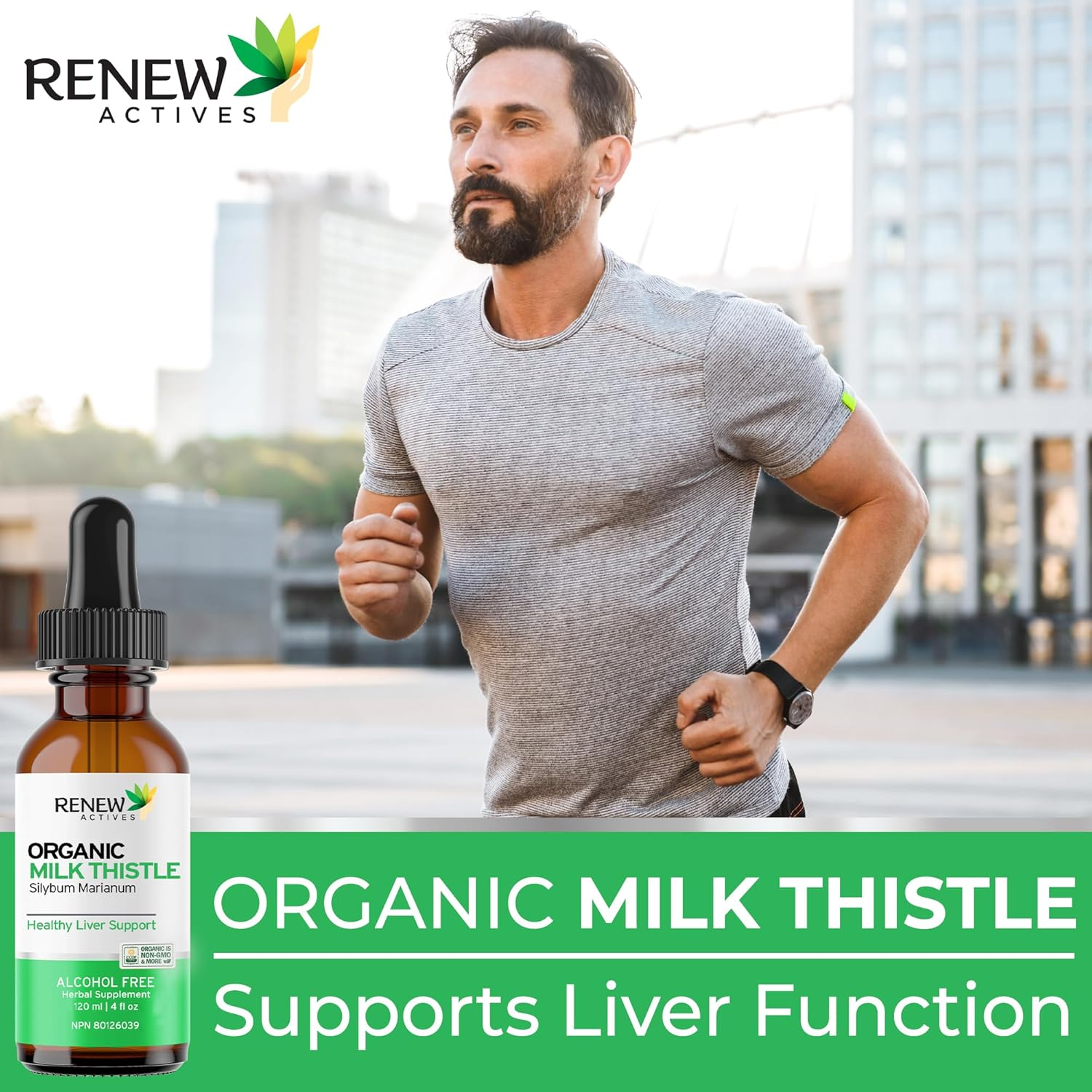 Renew Actives Milk Thistle Liquid Extract &ndash; Liver Protectant Supplement Drops for Optimal Health &ndash; Natural, Fast-Absorbing Formula &ndash; No Alcohol, Non-Gmo, Vegan &ndash; 4 Fl Oz image number 6