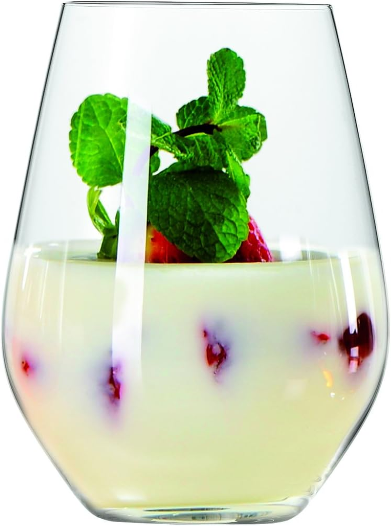 Spiegelau Authentis Casual All Purpose Tumbler, L, Clear &ndash; Elegant Crystal Drinkware for Wine, Cocktails & Beverages &ndash; Machine-Made, Durable & Dishwasher Safe &ndash; 460 Ml Capacity (Pack of 4) image number 1