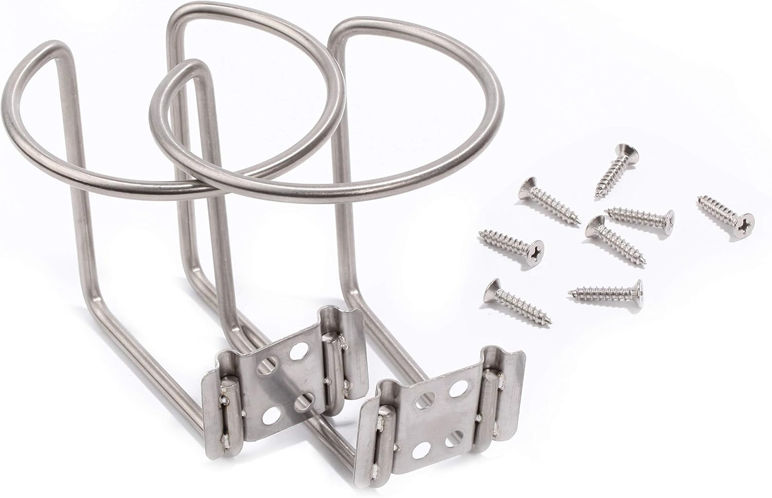 Evervanz 2Pcs Stainless Steel Boat Ring Cup Drink Holder Universal Drinks Holders for Marine Yacht Truck RV Car Trailer Hardware G_27 image number 4