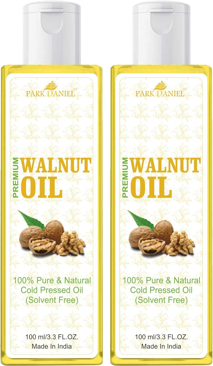 Park Daniel Walnut Oil for Strong and and Healthy Hair Combo Pack 2 Bottle of 100 Ml(200 Ml), Yellow image number 3