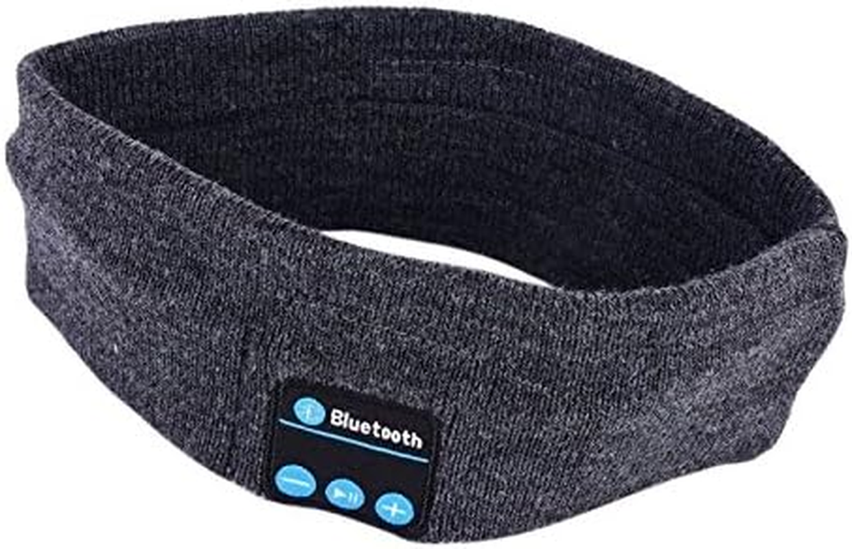 Wireless Bluetooth Stereo Earphone Headphone Sports Headband with Mic (Deep Grey)