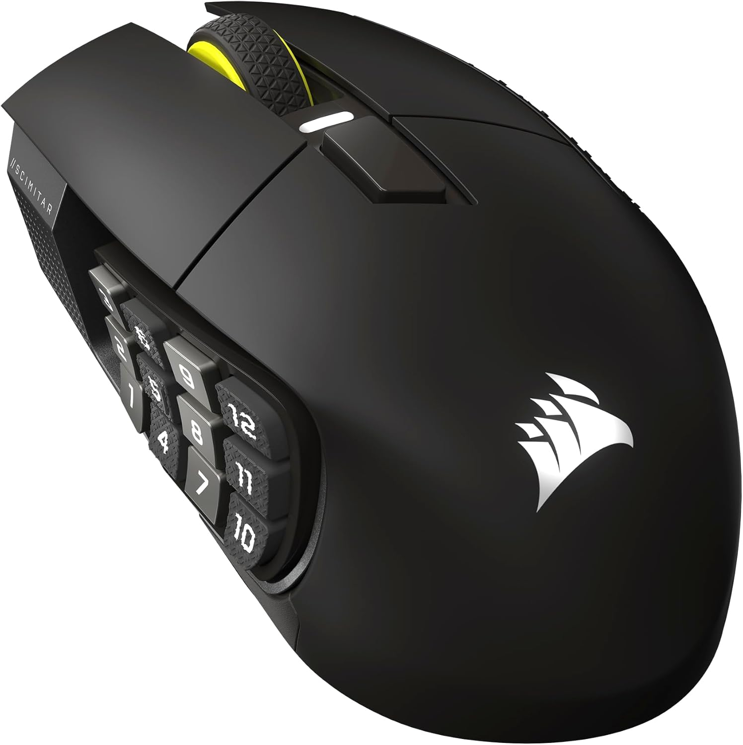 CORSAIR Scimitar Elite Wireless SE MMO Gaming Mouse &ndash; 33,000 DPI, 16 Programmable Buttons, Adjustable Key Slider&trade;, 1K Hyper-Polling, up to 150Hrs Battery &ndash; PC, PS5, PS4, Xbox, Mac &ndash; Gunmetal image number 6