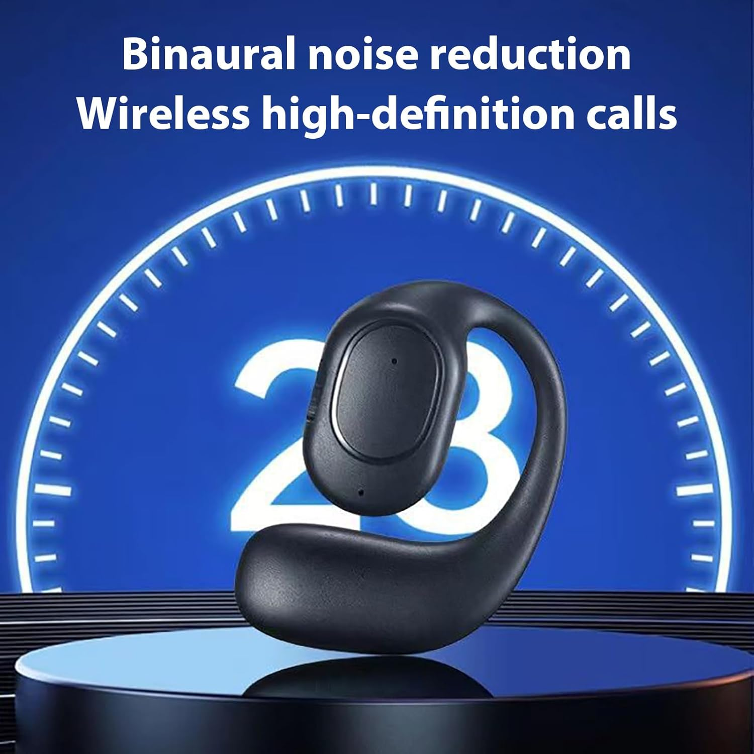 Over Ear Earbud - Sport Earbuds Wireless | Sport Headphones | Open-Ear Earphones | Ergonomic Headphone with Clear Calls | Noise Cancelling Earbuds for Running, Driving, Traveling, Cycling image number 5