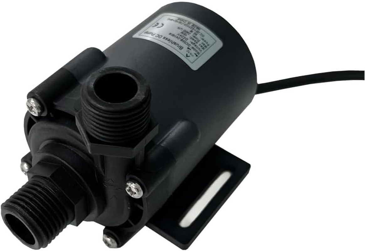 SHYSKY DC55E-24160S 24VDC Micro Brushless DC Water Pump 80W 16M Lift 2400LPH for Water Circulation Pressurization Cooling Sys, Low Noise, IP68 Waterproof image number 4