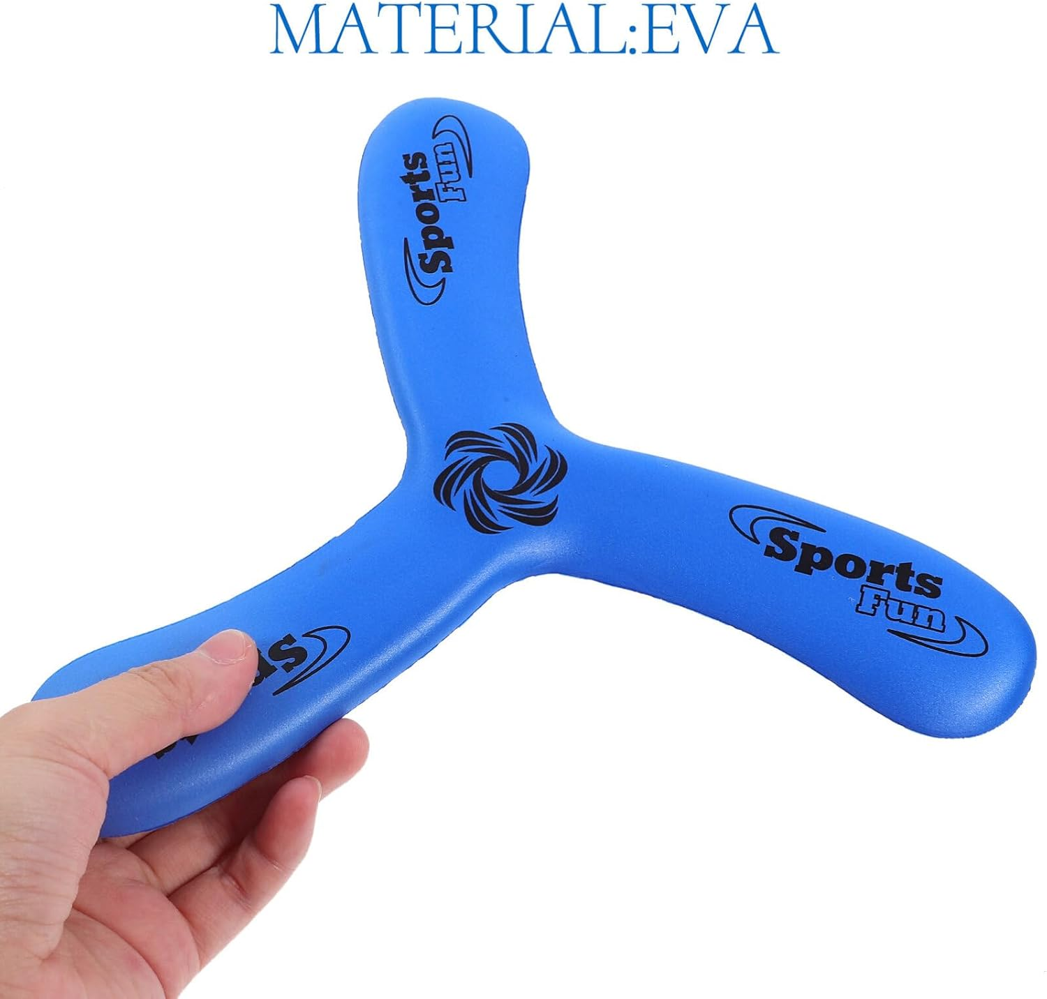 VANZACK Fast Catch Boomerangs, Returning Boomerangs Sports Boomerangs Three Prong Boomerangs Outdoor Sports Throw Catch Toy Flying Toy, Blue