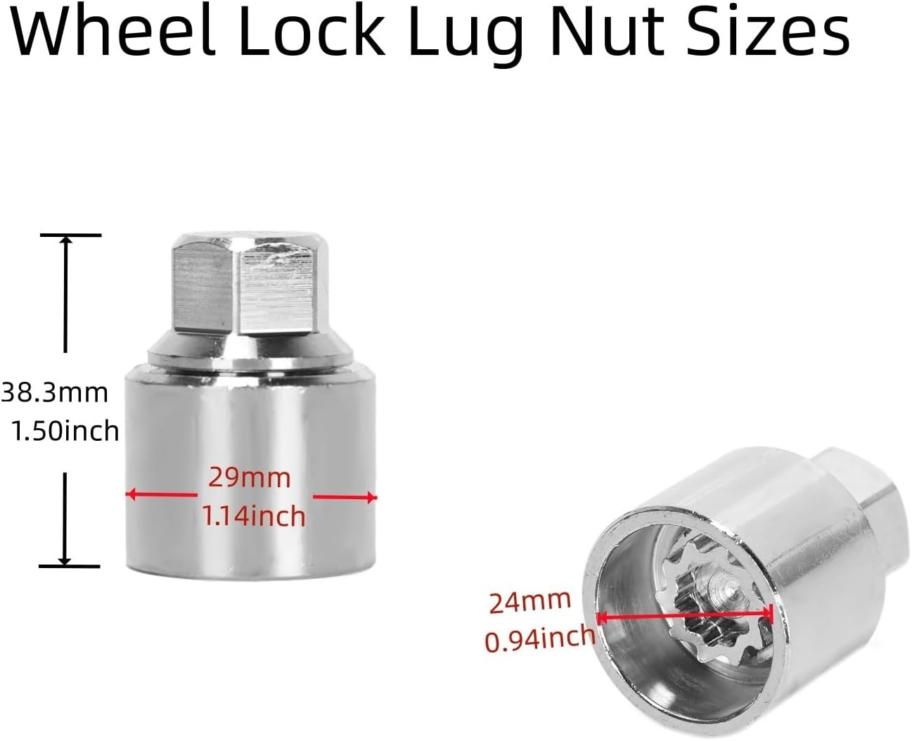 1PCS Lug Nuts Car Tire anti Theft Screw Bolt 525 for Cars Wheel Tire Nut Screw Removal Compatible with Volkswagen