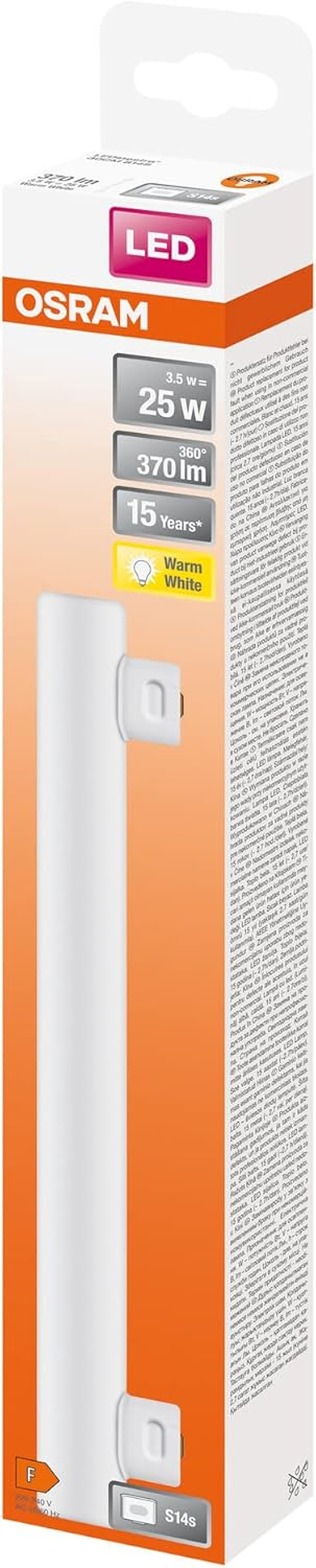 OSRAM Lamps OSRAM Ledinestra 30 Cm Non-Dim 3.2 W / 827 FR S14S, White image number 4