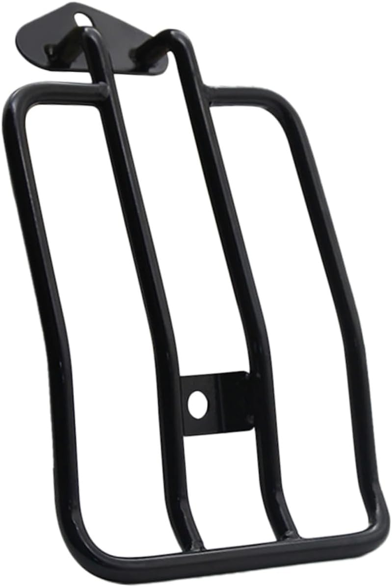 Ibasenice Universal Black Metal Motorcycle Luggage Rack Rear Seat Rear Luggage Bracket Quick Release Motorcycle Accessories for Men Mount image number 3