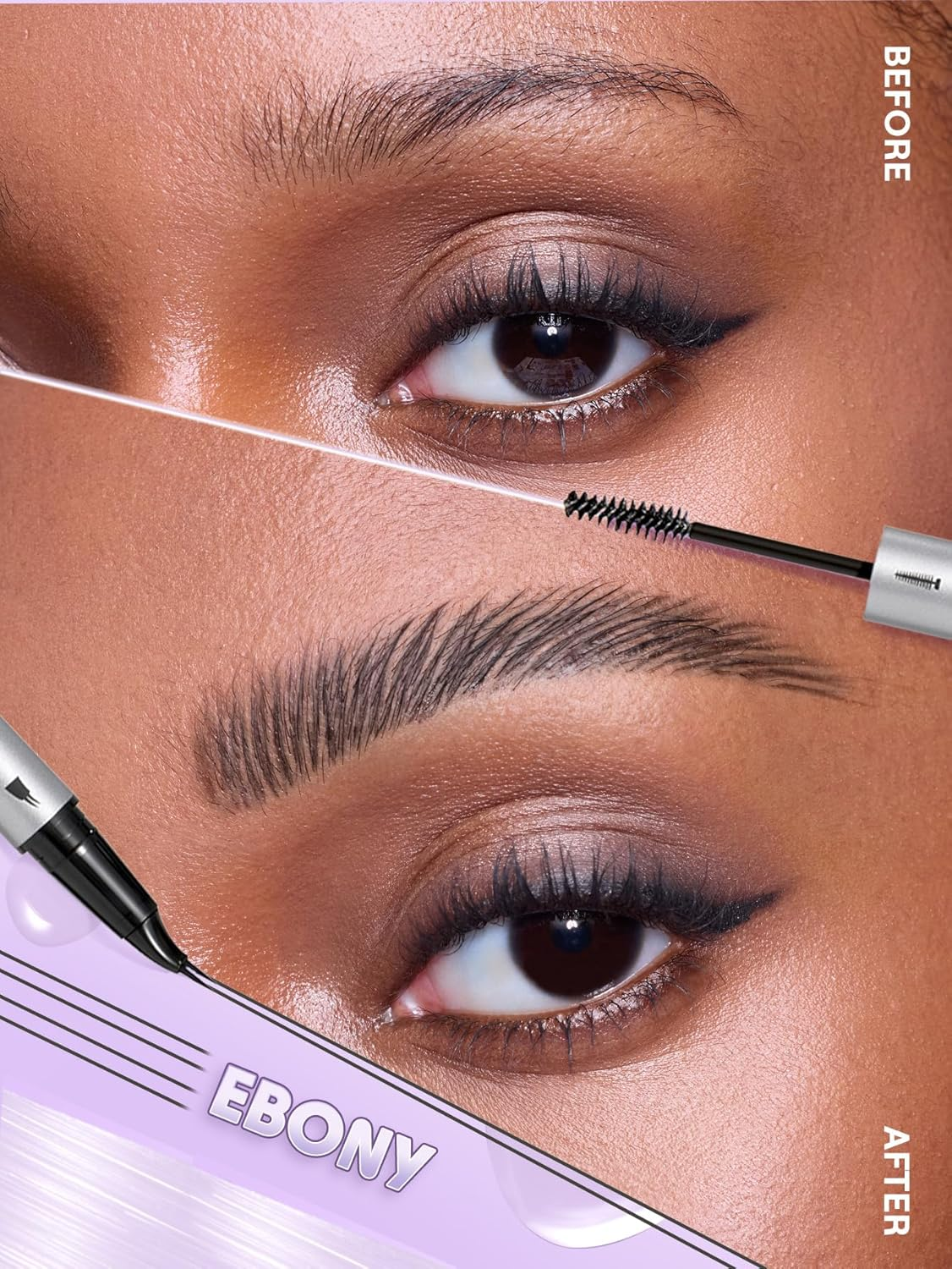 SHEGLAM Real Flow Laminating Brow Pen-Ebony